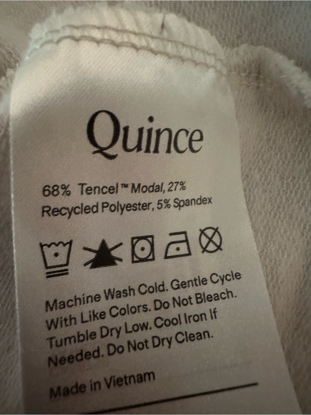 Quince CloudComfort Half-Zip Sweatshirt Size Small Athleisure Cozy - Picture 9 of 9